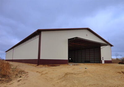 Equipment Storage/Shop Steel Building - 81' x 175' x 18'