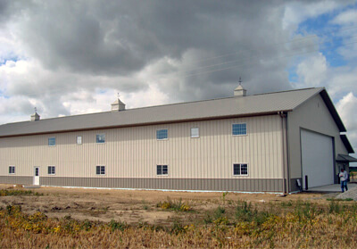 Large Industrial/Shop Steel Building - Machine Storage - 60' x 160' x 18'
