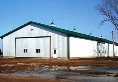 Large Steel Storage Building - 60' x 208' x 16'