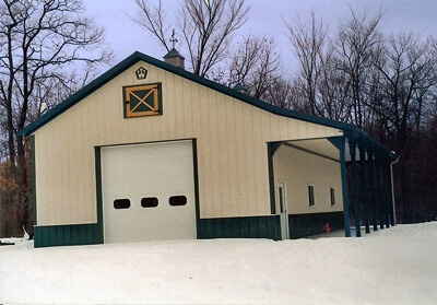 Residential Pole Barn - Garage - 30' x 40' x 14'