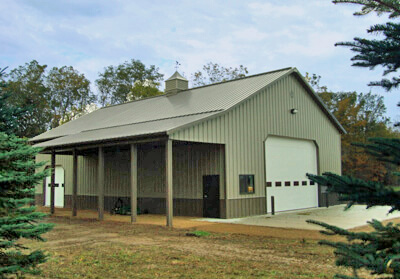 Residential Steel Pole Barn