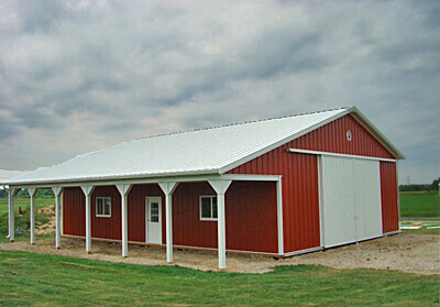 Residential Storage Barn - 36' x 48' x 12'