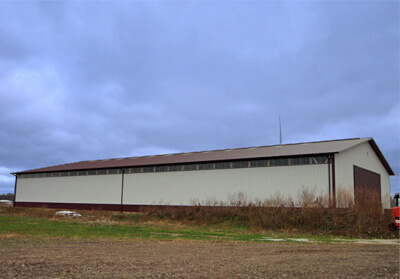 Steel Farm Storage Building - 81' x 175' x 18'
