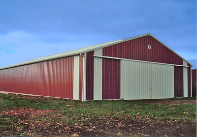 Steel Storage Building - 60' x 120' x 14'