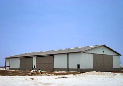 Steel Storage Building - 72' x 160' x 18'